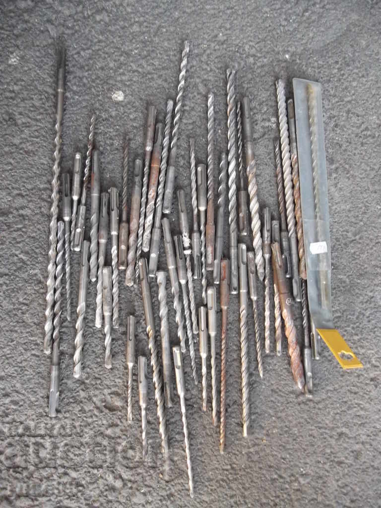 Lot of 45 pcs. "SDS-plus" drills with price 80.00 BGN | € 40.90 Lot of 45 pcs. "SDS-plus" drills with price 80.00 BGN | € 40.90