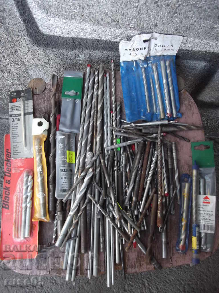 Παρτίδα 119 τμχ. κλασικά τρυπάνια για σκυρόδεμα με τιμή 150.00 BGN | € 76.69 Παρτίδα 119 τμχ. κλασικά τρυπάνια για σκυρόδεμα με τιμή 150.00 BGN | € 76.69