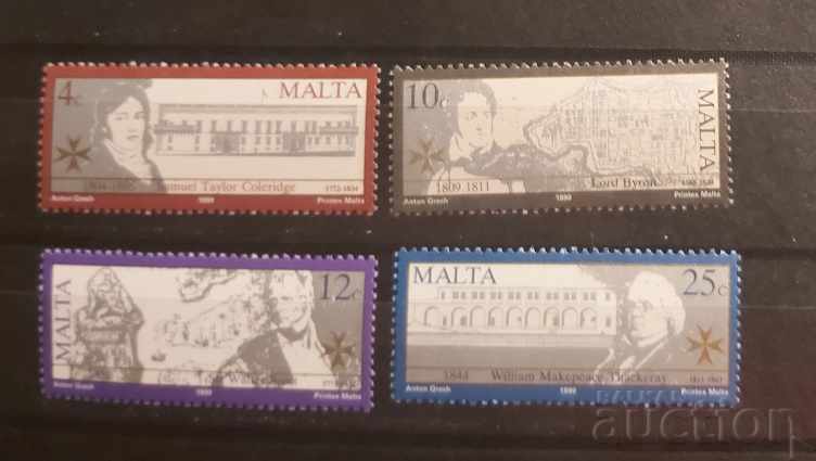 Malta 1990 Art / British Writers MNH