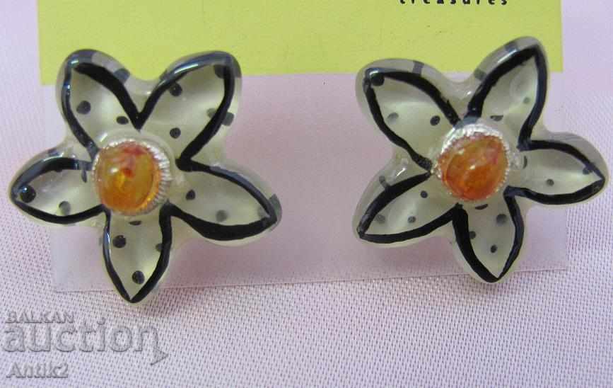 Delivery of Old Author's Jewelry LALO 2 Pieces Earrings France Delivery of Old Author's Jewelry LALO 2 Pieces Earrings France