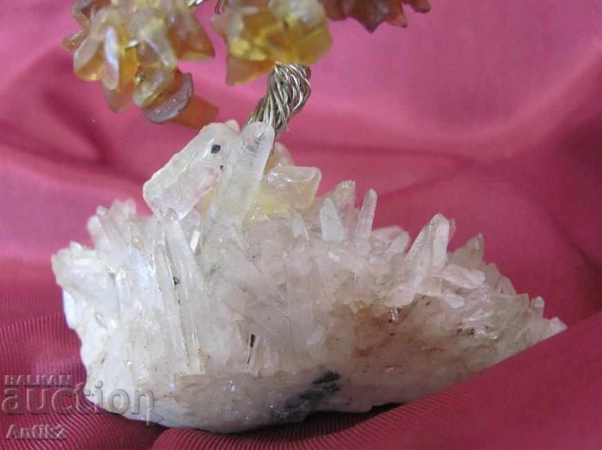 Old Scenery Natural Raw Amber and Crushed stone - 6