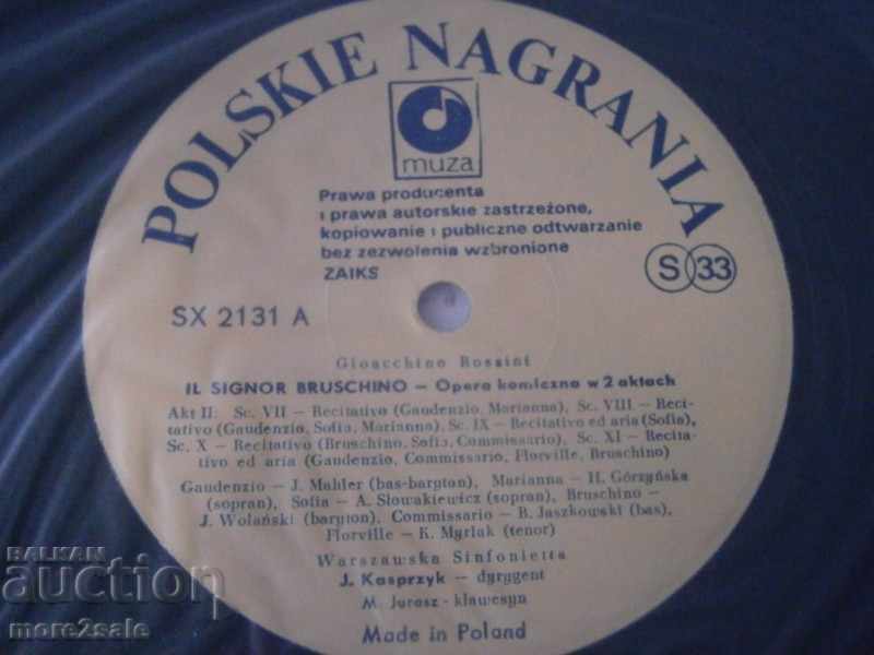 ROSSINI - IL SIGNOR BRUSCHINO - 2 BIG SIZES - POLSKIE NAG - 6 ROSSINI - IL SIGNOR BRUSCHINO - 2 BIG SIZES - POLSKIE NAG - 6