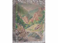 desen ulei pe carton K.P.