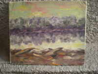 рисунка масло платно на картон