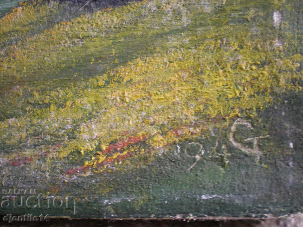 Auction  drawing oil canvas 94 S.T.