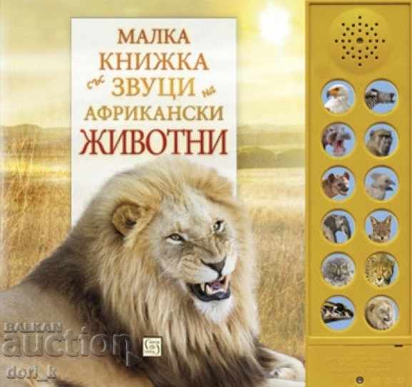 A small book with sounds of African animals