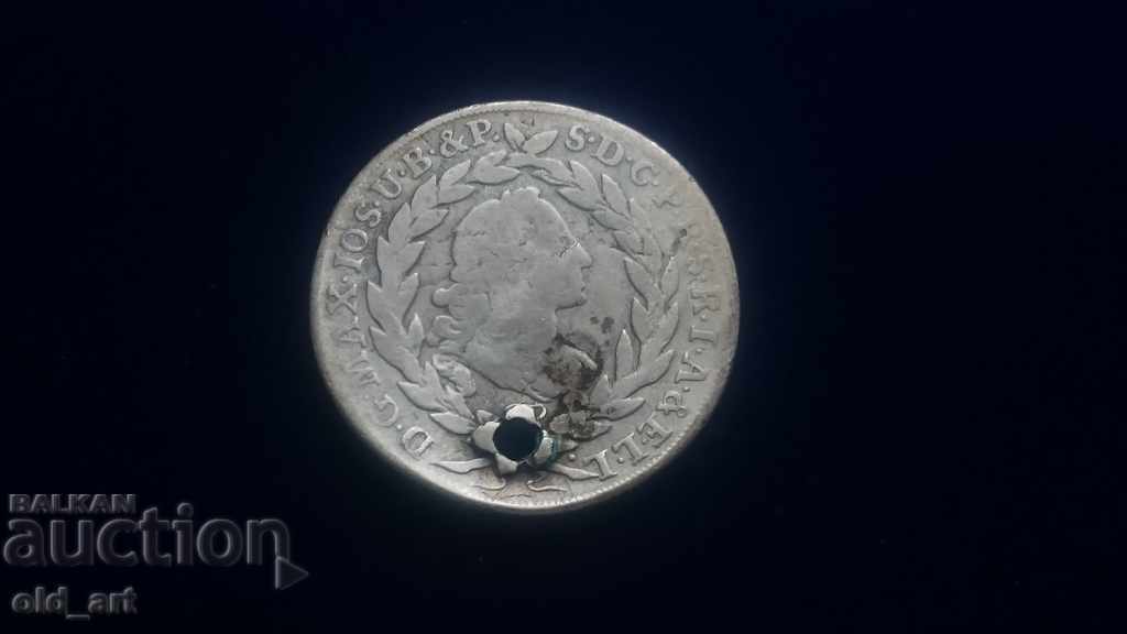 Monedă - Germania, Bavaria, argint 20 Kreuzer 1764