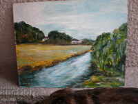 ελαιογραφία σε φέιζερ