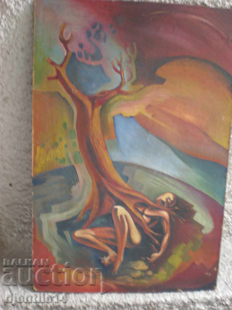 ελαιογραφία σε φέιζερ