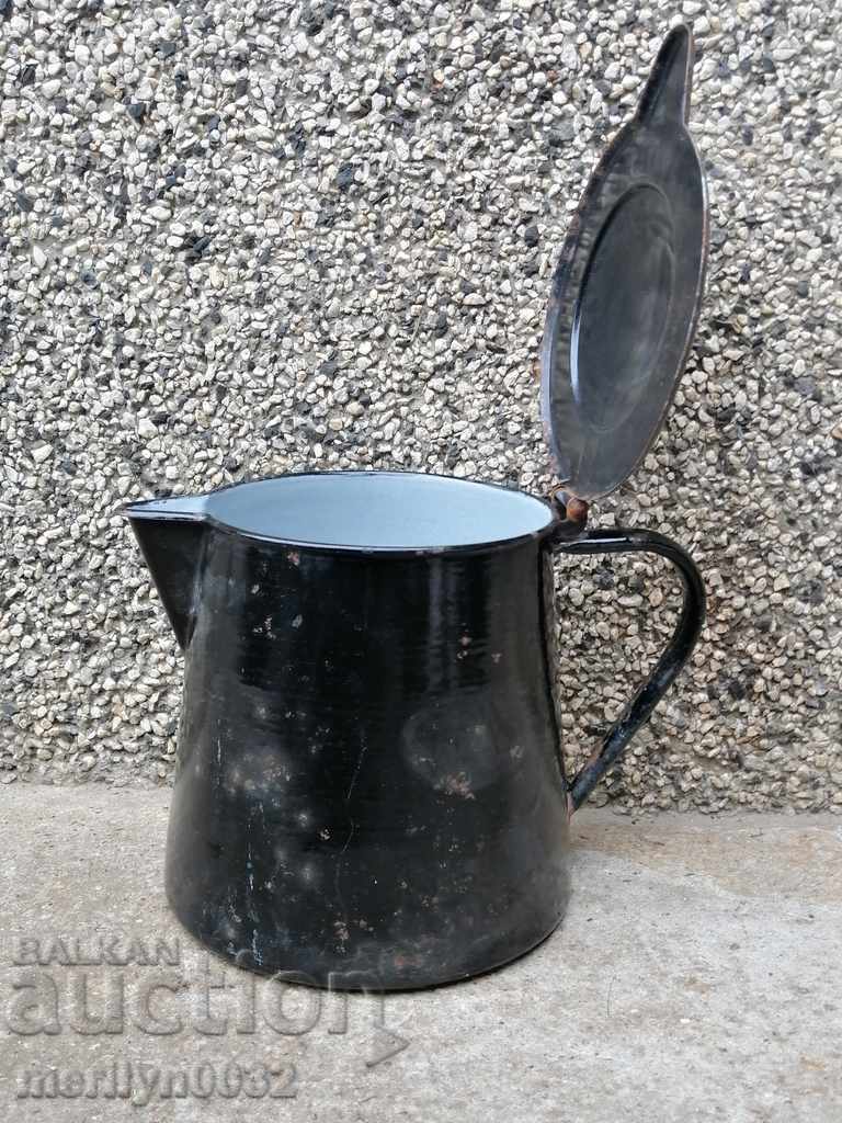 Enameled Kettle with Enamel Jazz Kettle - 7 Enameled Kettle with Enamel Jazz Kettle - 7