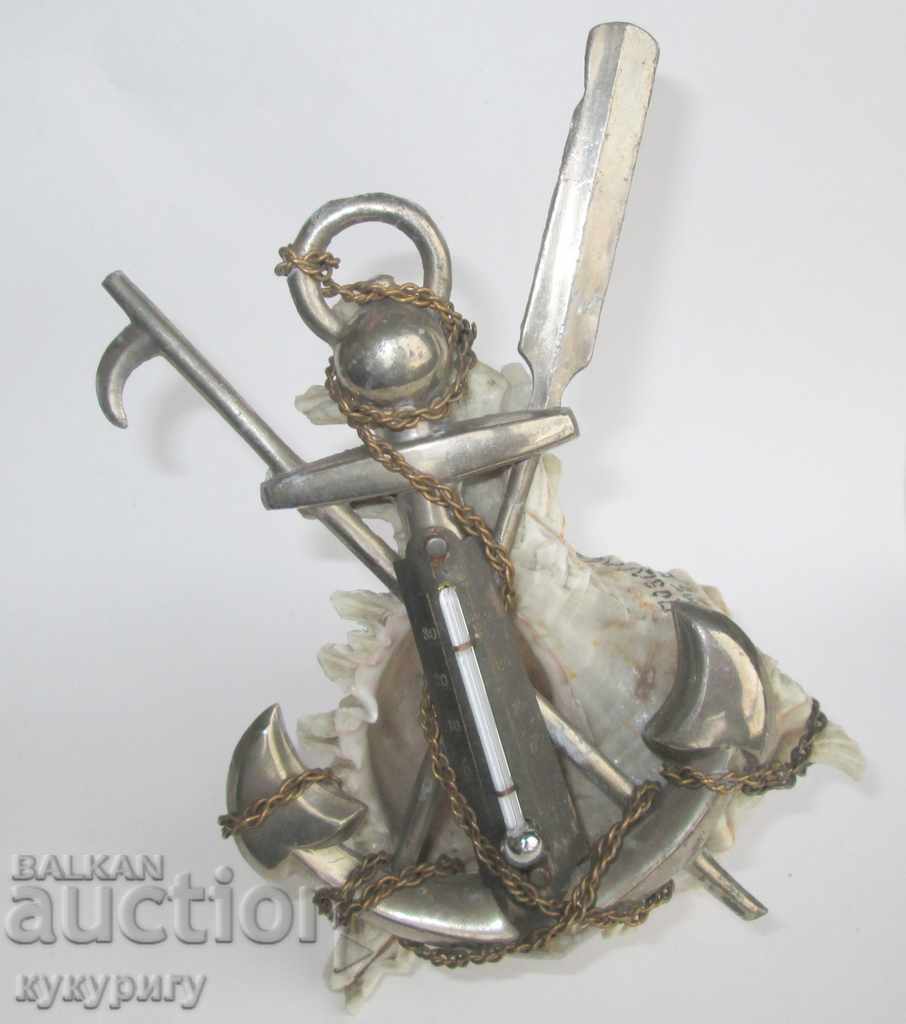 Auction An old souvenir from Varna thermometer anchors Kingdom Bulgaria Auction An old souvenir from Varna thermometer anchors Kingdom Bulgaria