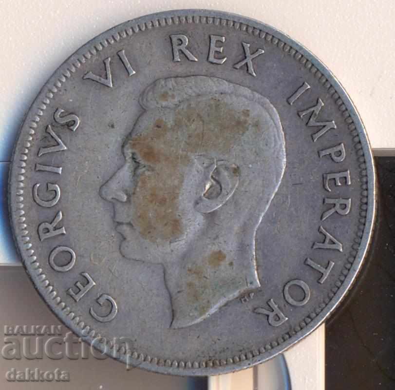 South Africa 2 1/2 shillings 1937, silver 800, 14 g. with price 45.00 BGN | € 23.01 South Africa 2 1/2 shillings 1937, silver 800, 14 g. with price 45.00 BGN | € 23.01