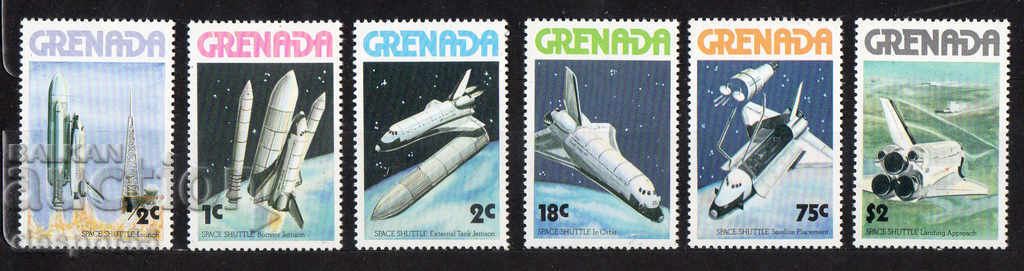 1978. Гренада. Космически кораби.