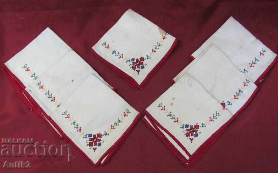19th century Hand sewn Napkins 7 pieces with price 80.00 BGN | € 40.90 19th century Hand sewn Napkins 7 pieces with price 80.00 BGN | € 40.90