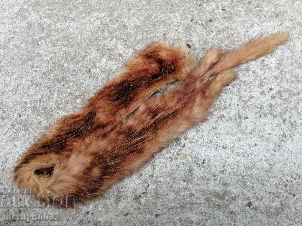 Guler de blana de nurca pentru haina de dama sable - 5