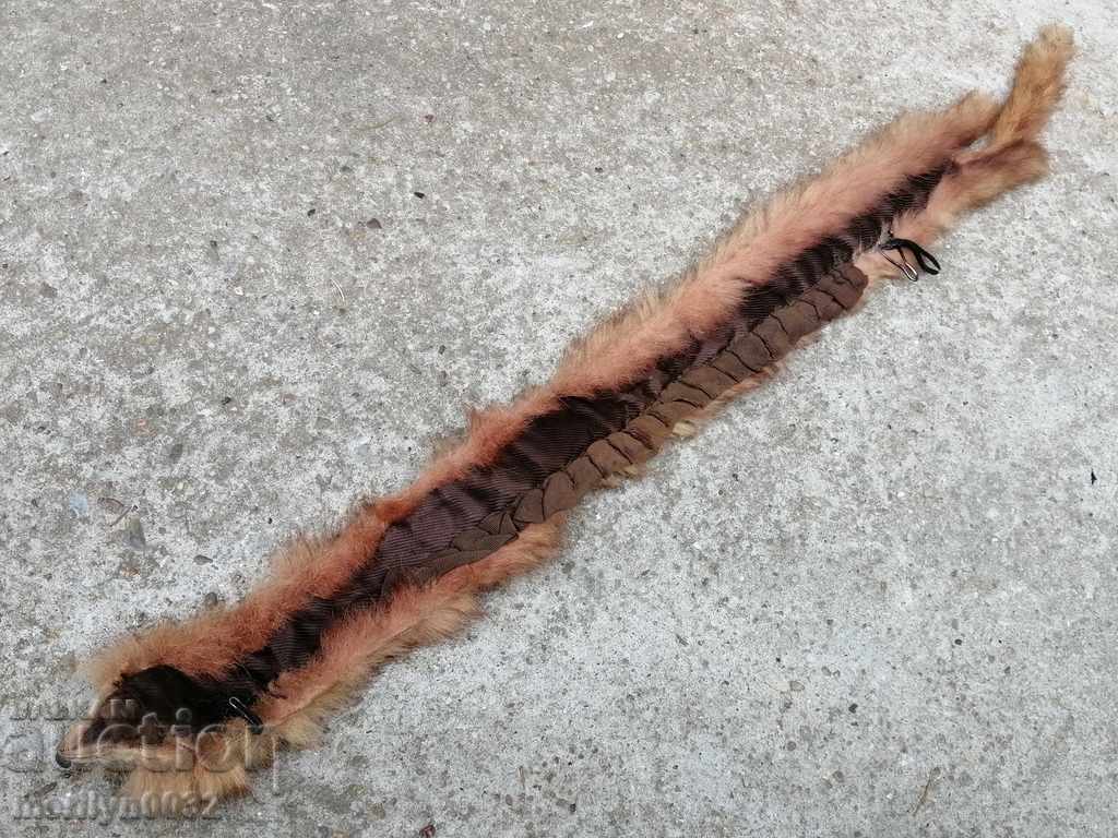 Guler de blana de nurca pentru haina de dama sable - 6