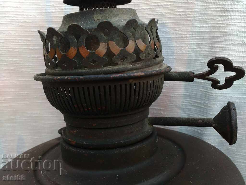 OLD BRONZE GAS LAMP-- HASAG - 5 OLD BRONZE GAS LAMP-- HASAG - 5