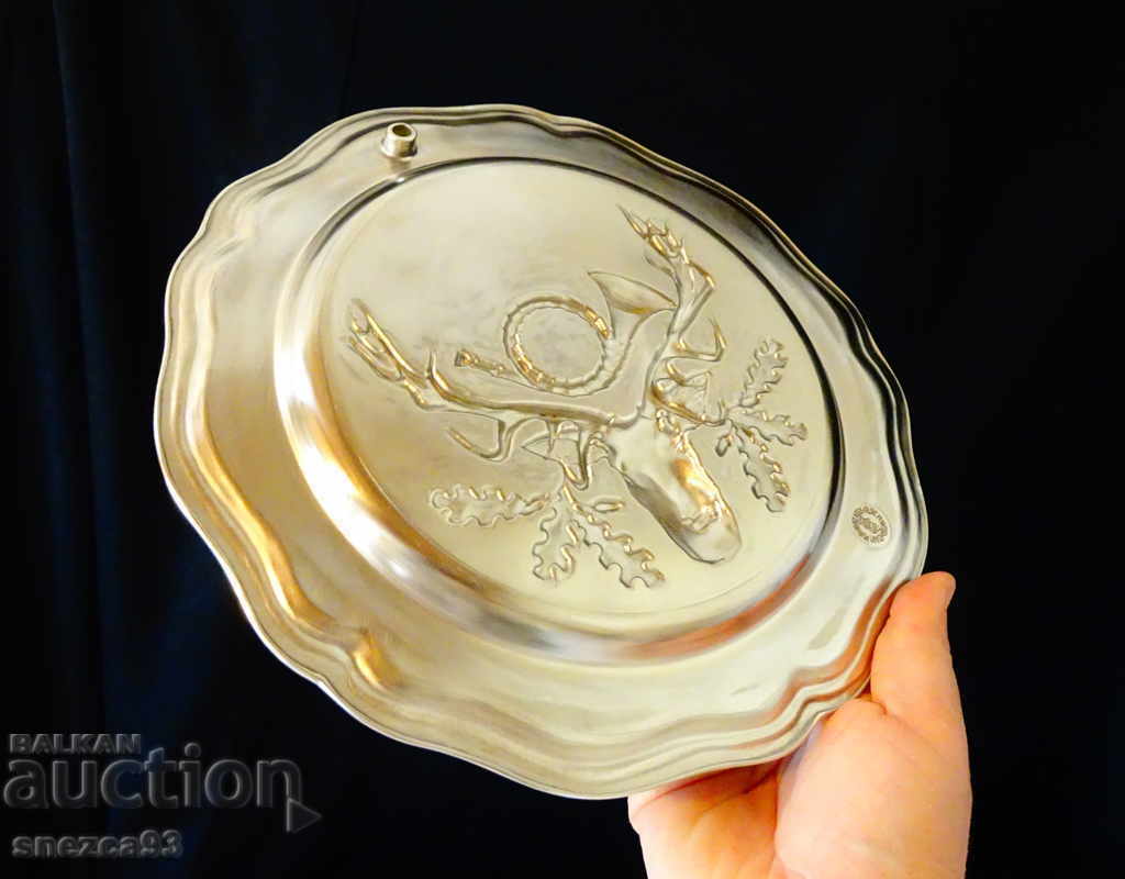 Delivery of Clay plate, panel Head of a Deer, hunting horn Delivery of Clay plate, panel Head of a Deer, hunting horn