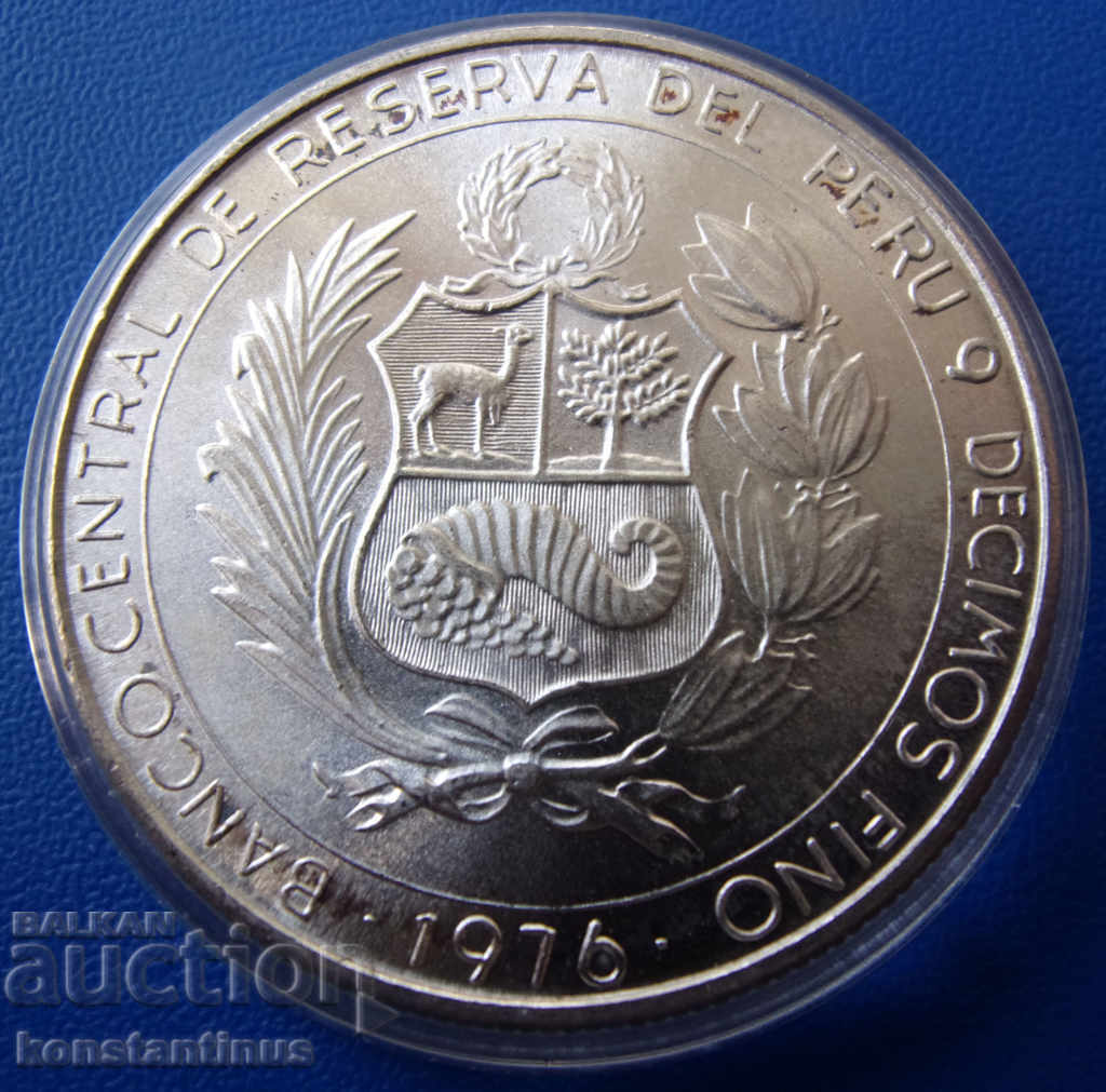 Peru 400 Sol 1974 Bătălia de la Ajaccio PROCUM UNC Silver Rare cu preț € 38.35 | 75.01 BGN