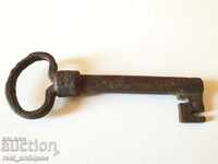 Old forged key - 18th century