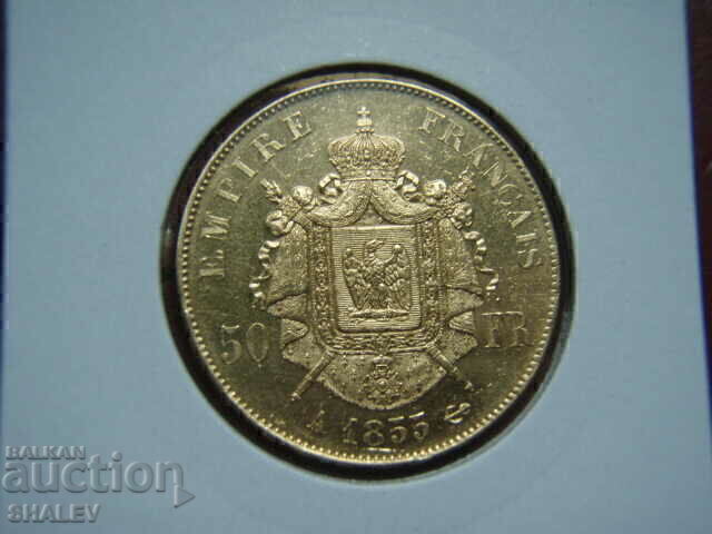 Auction  50 Francs 1855 A France (50 francs France) - AU (gold)