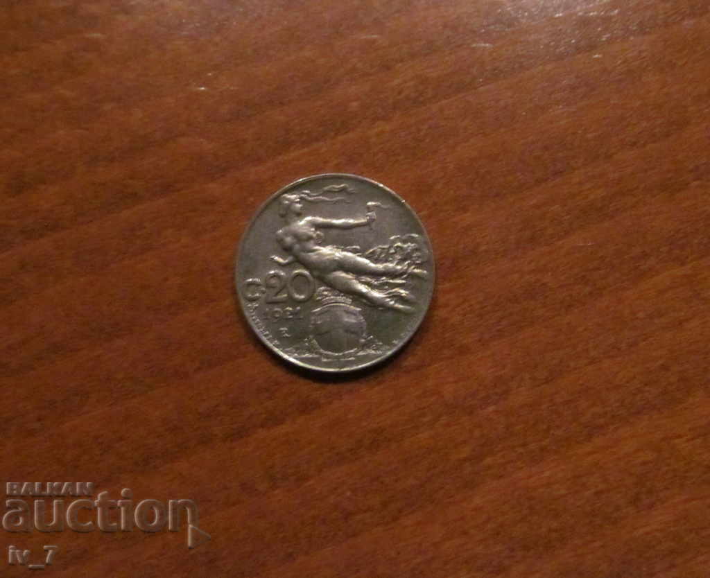 20 CENTESIMI 1921. ΙΤΑΛΙΑ