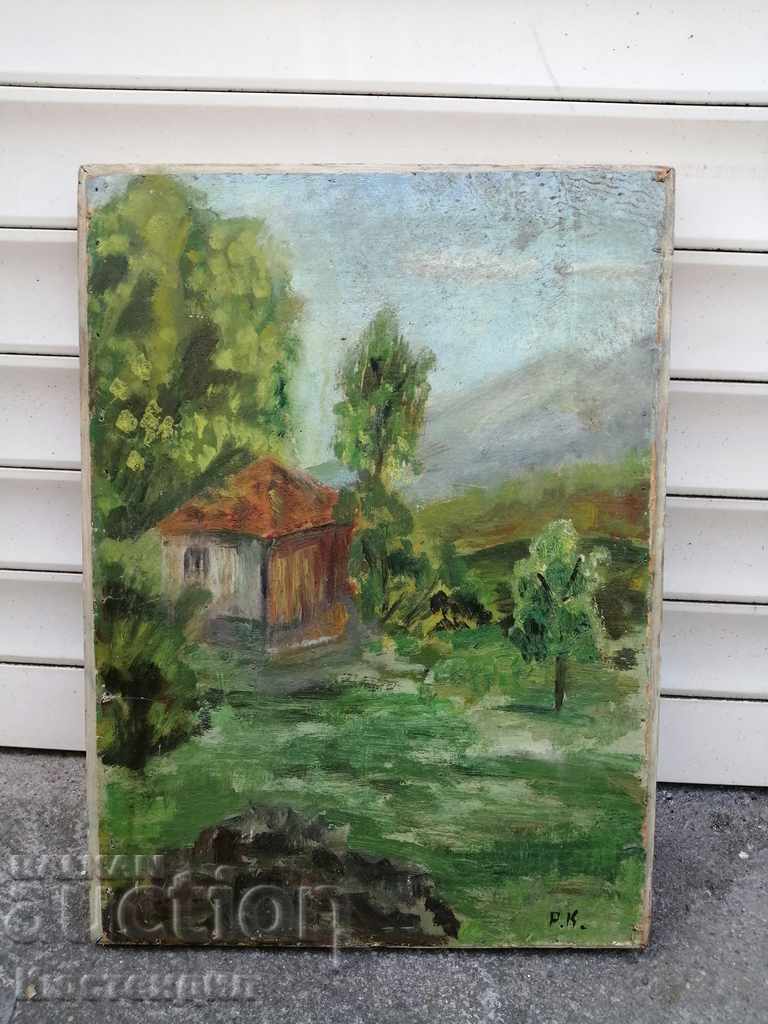 PAINTING OIL ON CARDBOARD with price 50.00 BGN | € 25.56 PAINTING OIL ON CARDBOARD with price 50.00 BGN | € 25.56