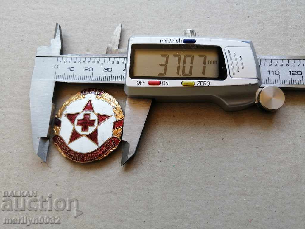 Badge of Honor Blood donor medal badge - 5 Badge of Honor Blood donor medal badge - 5