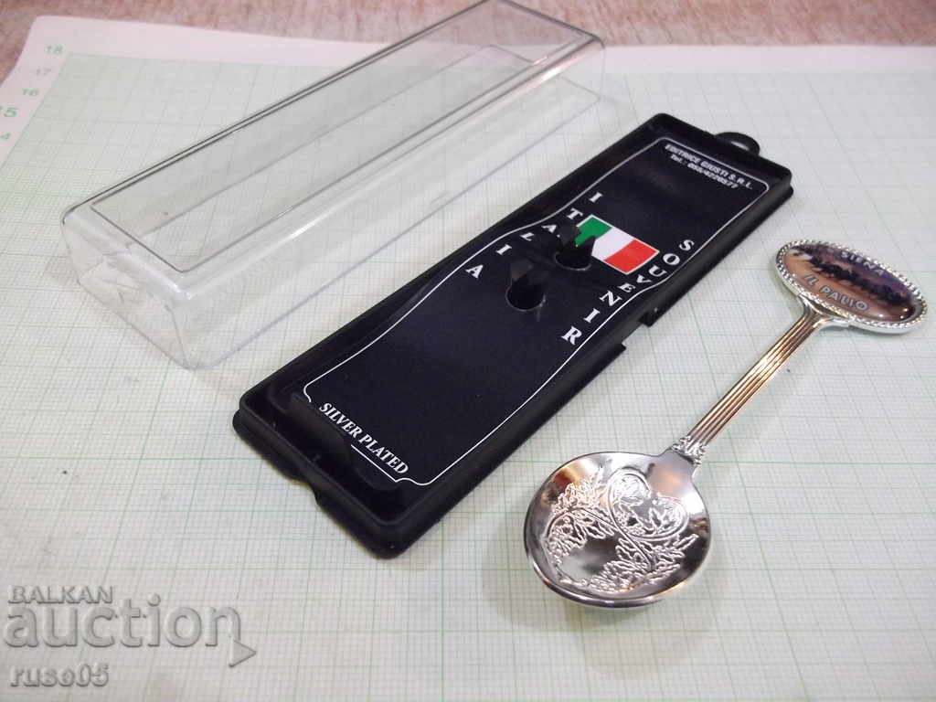 Auction Spoon silver plated small - 1 Auction Spoon silver plated small - 1