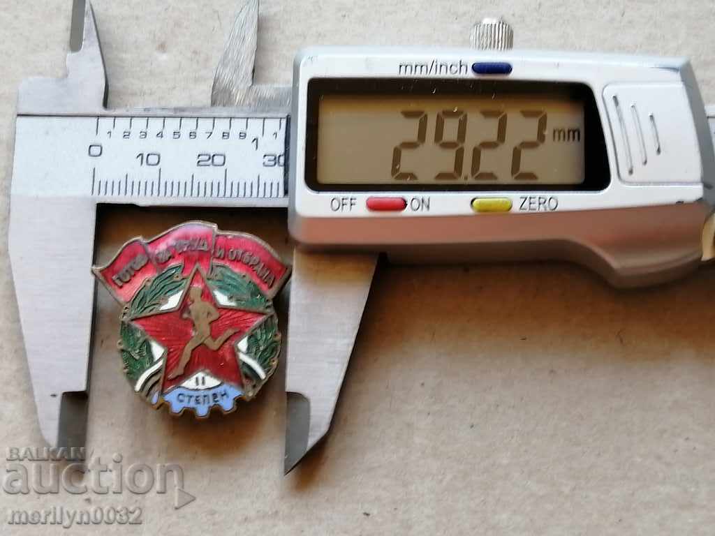 Auction Breastplate Ready for Work and Defense Medal badge Auction Breastplate Ready for Work and Defense Medal badge