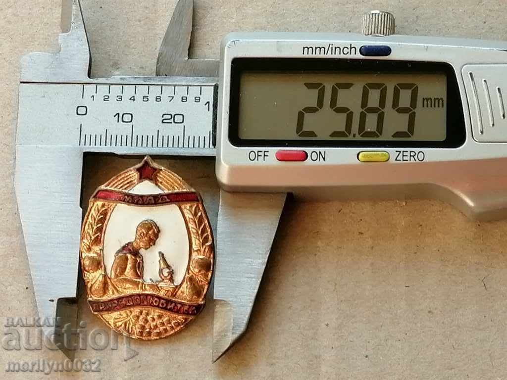 Delivery of Breastplate Young Nature Lover Medal Badge Delivery of Breastplate Young Nature Lover Medal Badge