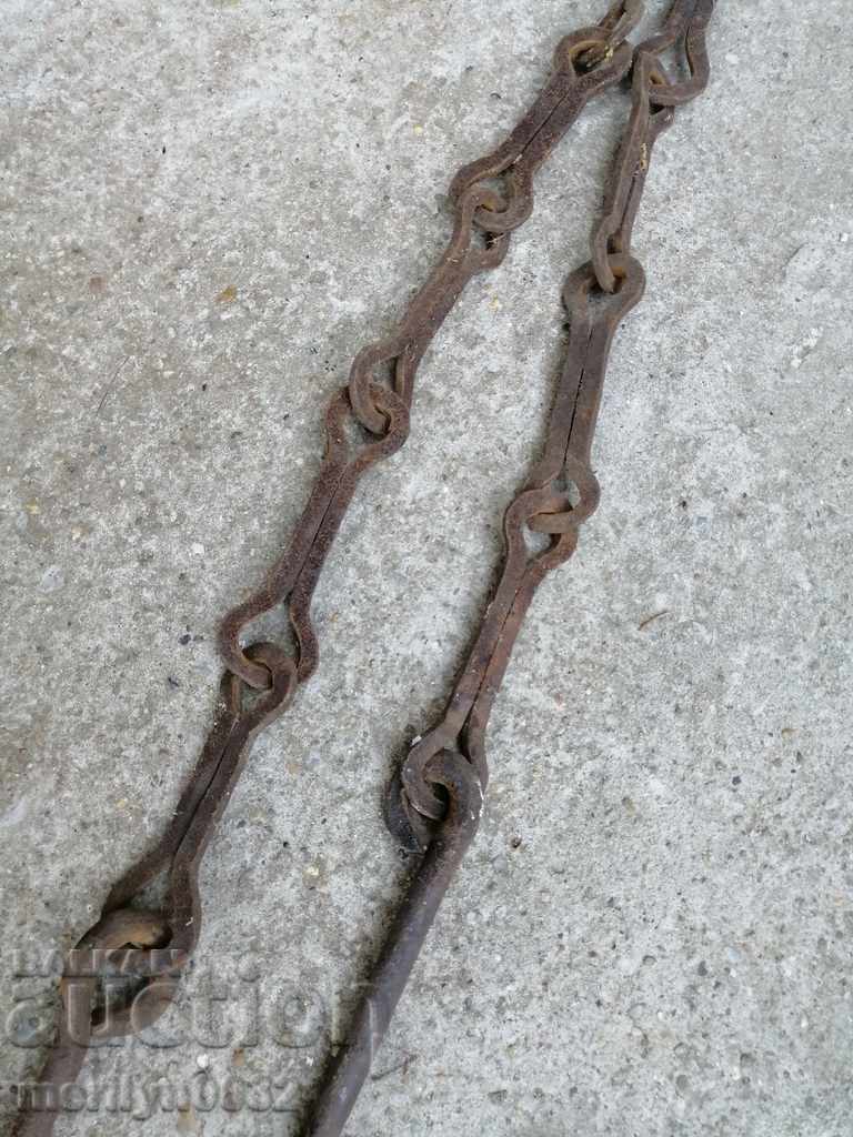 Vatra veche lanț forjat, fier forjat, cârlig de lanț - 6 Vatra veche lanț forjat, fier forjat, cârlig de lanț - 6