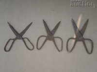 lot of ancient primitive scissors