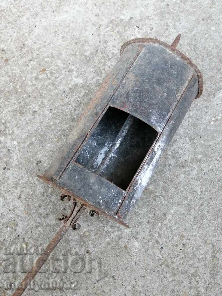 Auction  Coffee maker for popcorn roasted sunflower wrought iron