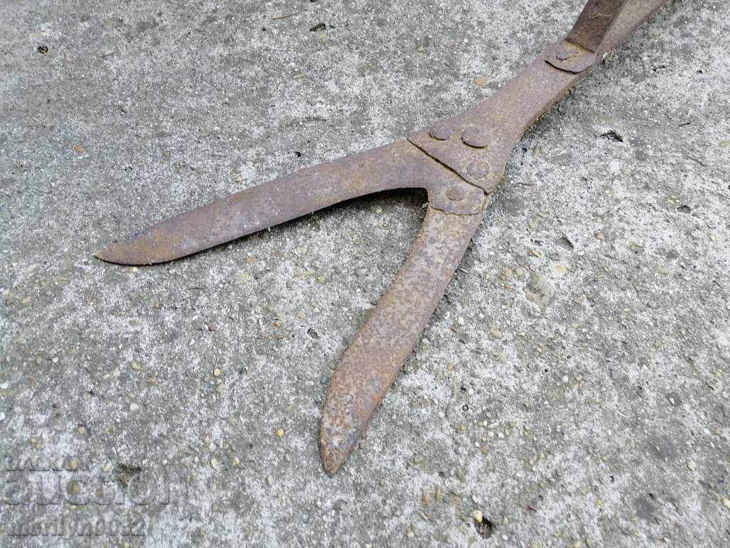 Old wrought iron tool wrought iron scissors - 7 Old wrought iron tool wrought iron scissors - 7
