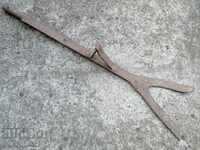 Old wrought iron tool wrought iron scissors