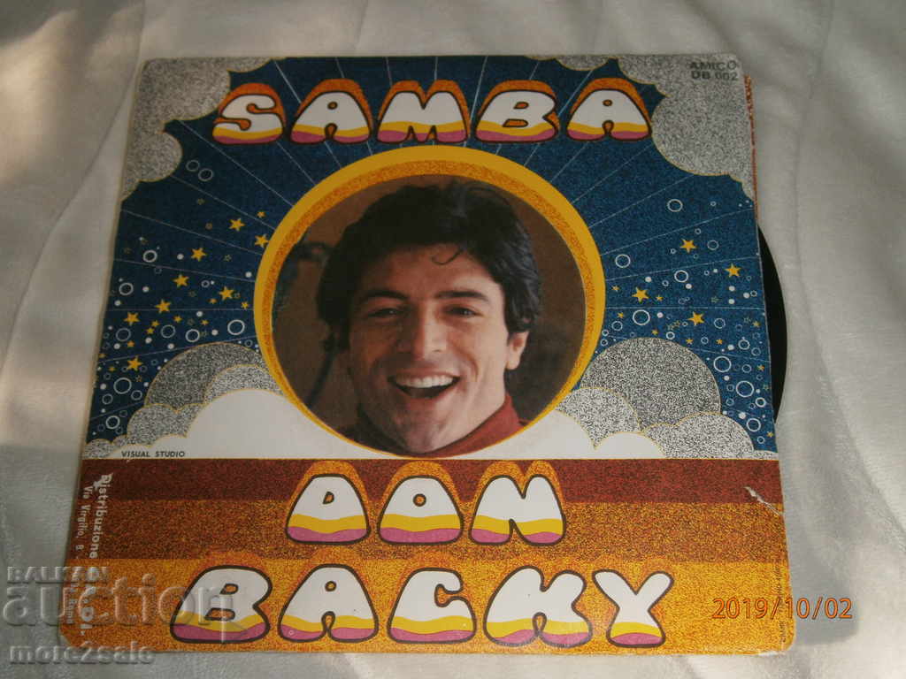 DON BACKY  - SAMBA / SOGNO - малка плоча - AMICO