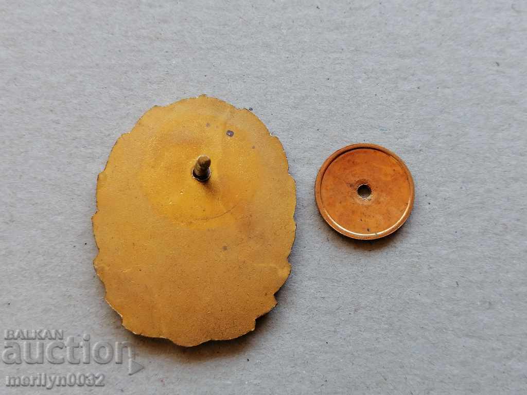 Auction CCSU Breastplate Georgi Izmirliev Medal Badge Auction CCSU Breastplate Georgi Izmirliev Medal Badge