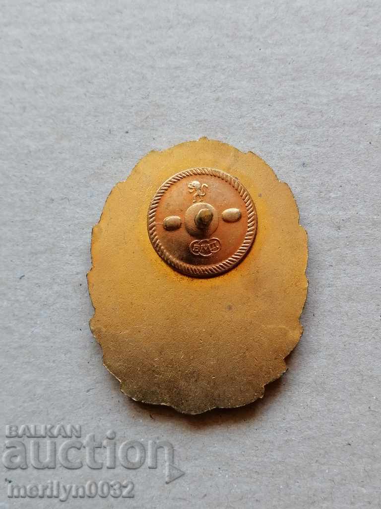 Delivery of CCSU Breastplate Georgi Izmirliev Medal Badge Delivery of CCSU Breastplate Georgi Izmirliev Medal Badge
