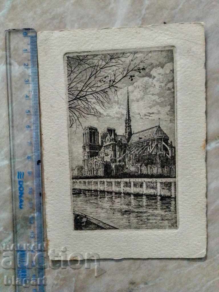 Γραφικά, χαρακτικά - 1930 - "Notre Dame" - Παρίσι - 5 Γραφικά, χαρακτικά - 1930 - "Notre Dame" - Παρίσι - 5