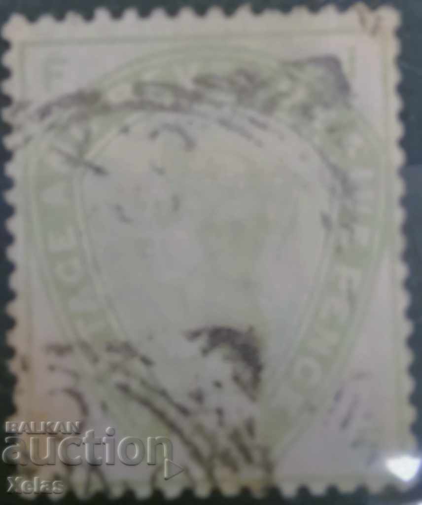 Англия Великобритания 1883-1884 5 pence Михел номер 78