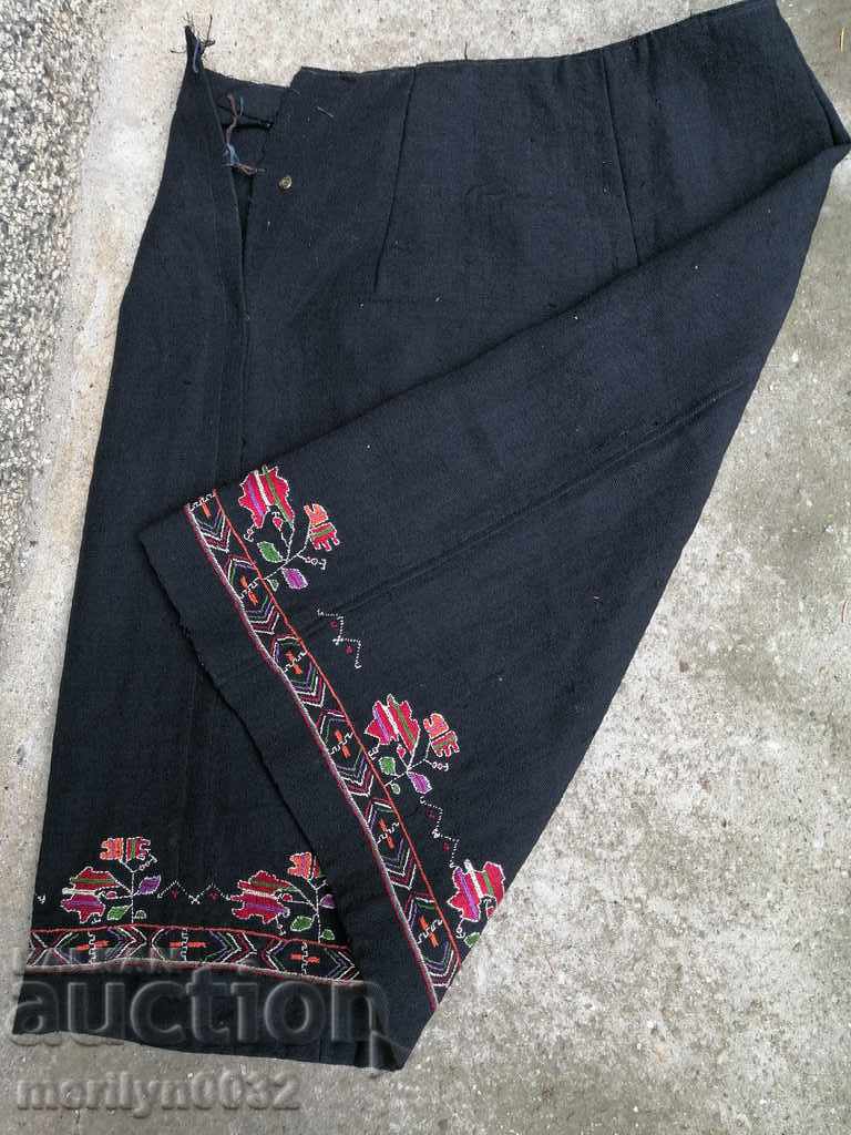 Old skirt woven fabric embroidery costume sukman with price 81.00 BGN | € 41.41