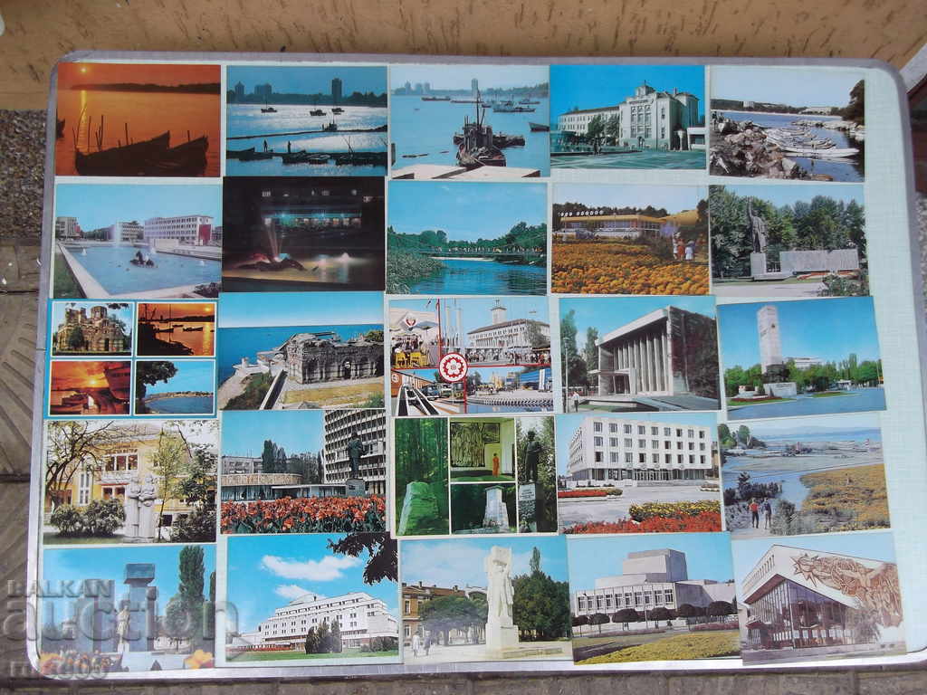 Лот от 93 бр. български пощенски картички