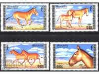 Чисти марки Фауна Кулани Коне  1988 от Монголия