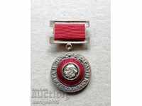 Нагръден знак За заслуги към младежта и ДКМС медал значка