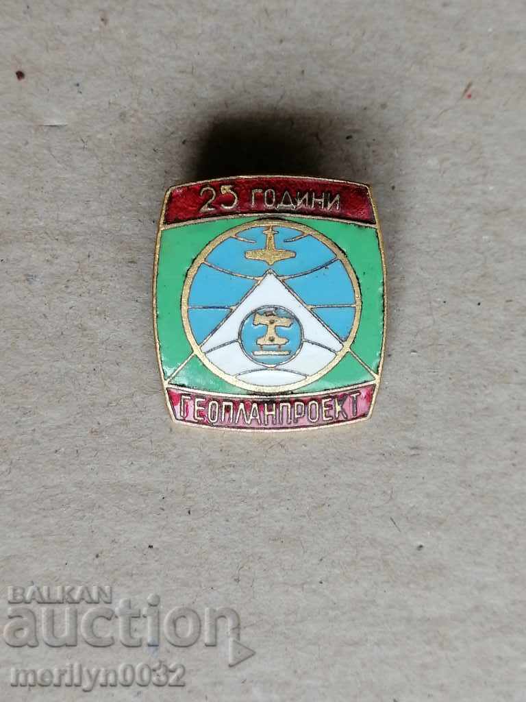 25th Anniversary Geoplanproject Medal Badge