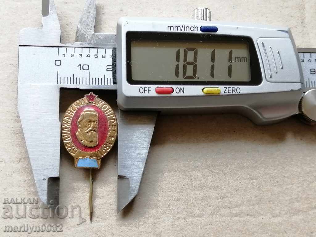 Licitație Semn pectoral Congresul Buzludzha medalie insignă