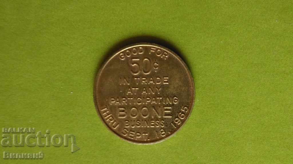 50 cent 1965 Iowa USA Unc Rare