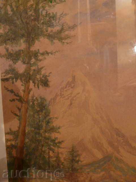 Delivery of Painting-Watercolor-1948