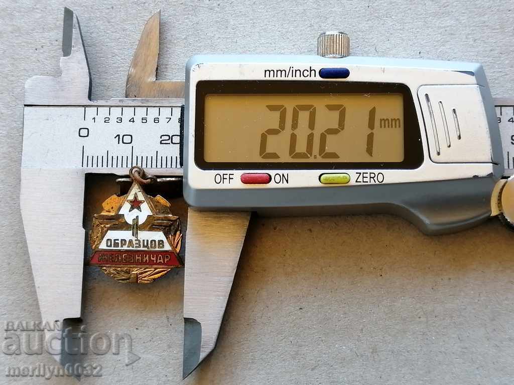 Auction Breastplate Model railroad enamel medal badge Auction Breastplate Model railroad enamel medal badge